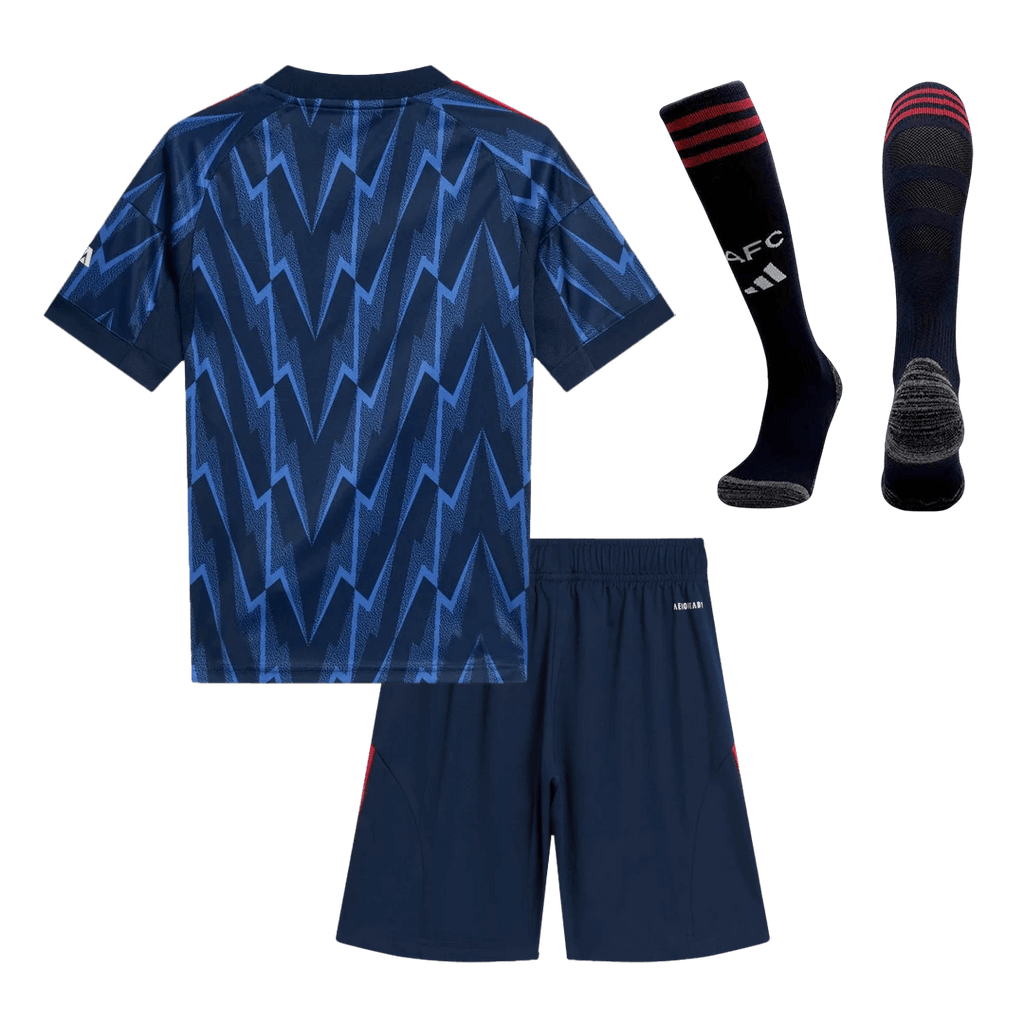 Kid's Arsenal Away Football Shirt Kit(Jersey+Shorts+Socks) 2025/26