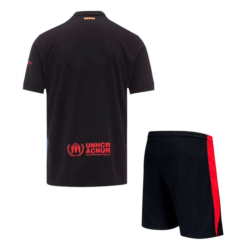 Barcelona Away Football Shirt Kit(Jersey+Shorts) 2024/25