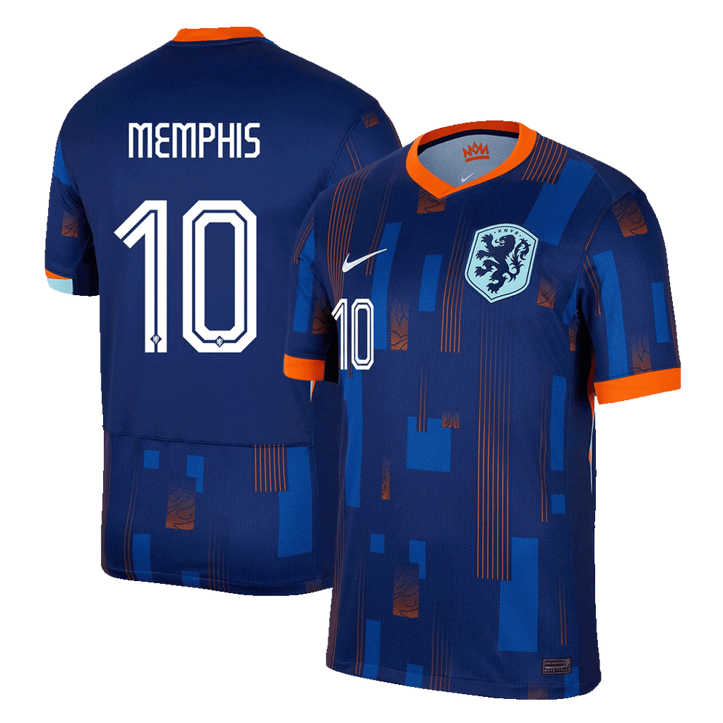 MEMPHIS #10 Netherlands Away Football Shirt Euro 2024
