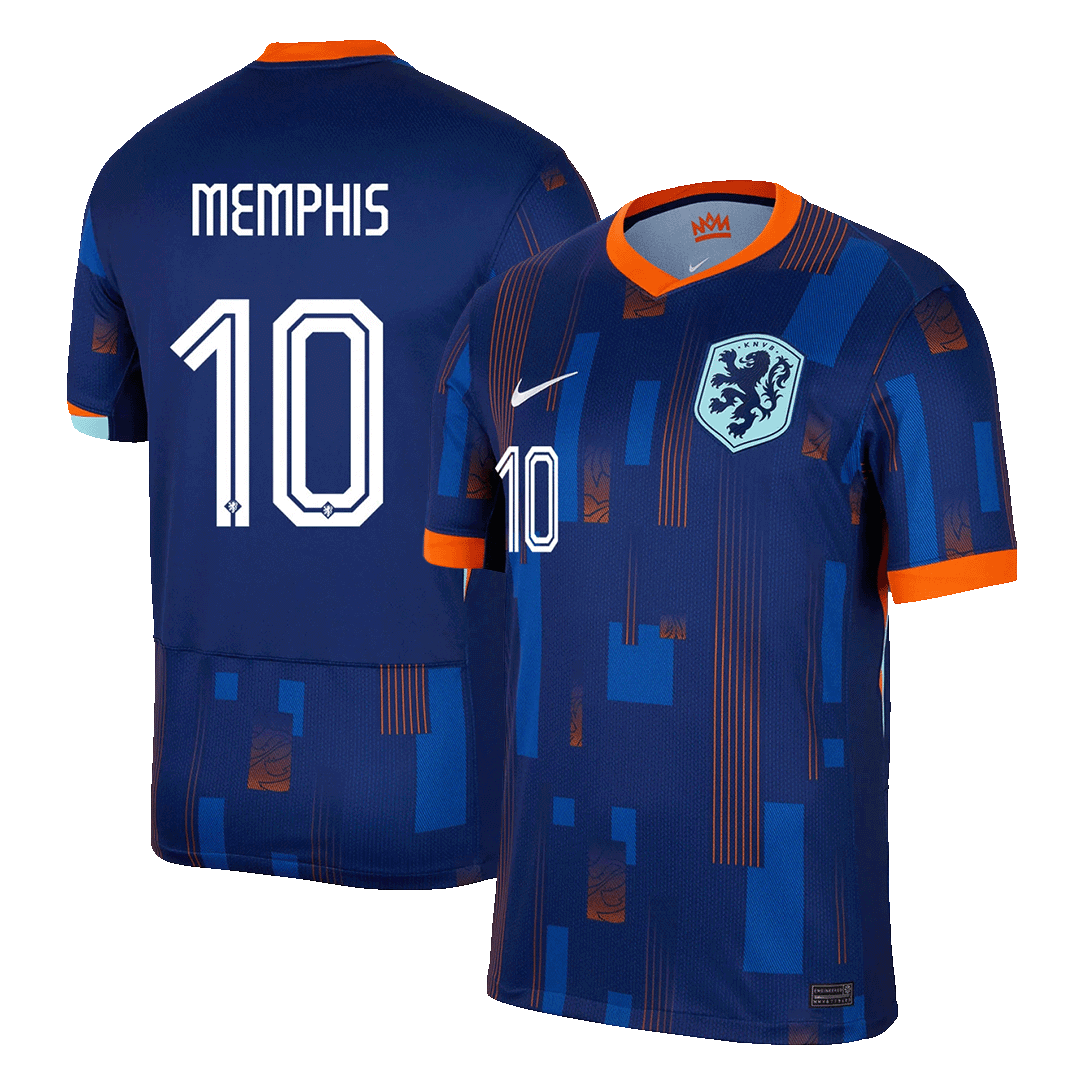 MEMPHIS #10 Netherlands Away Football Shirt Euro 2024
