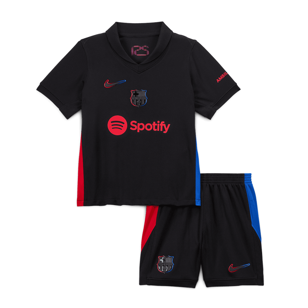 Kids Barcelona Custom Away Football Kits 2024/25