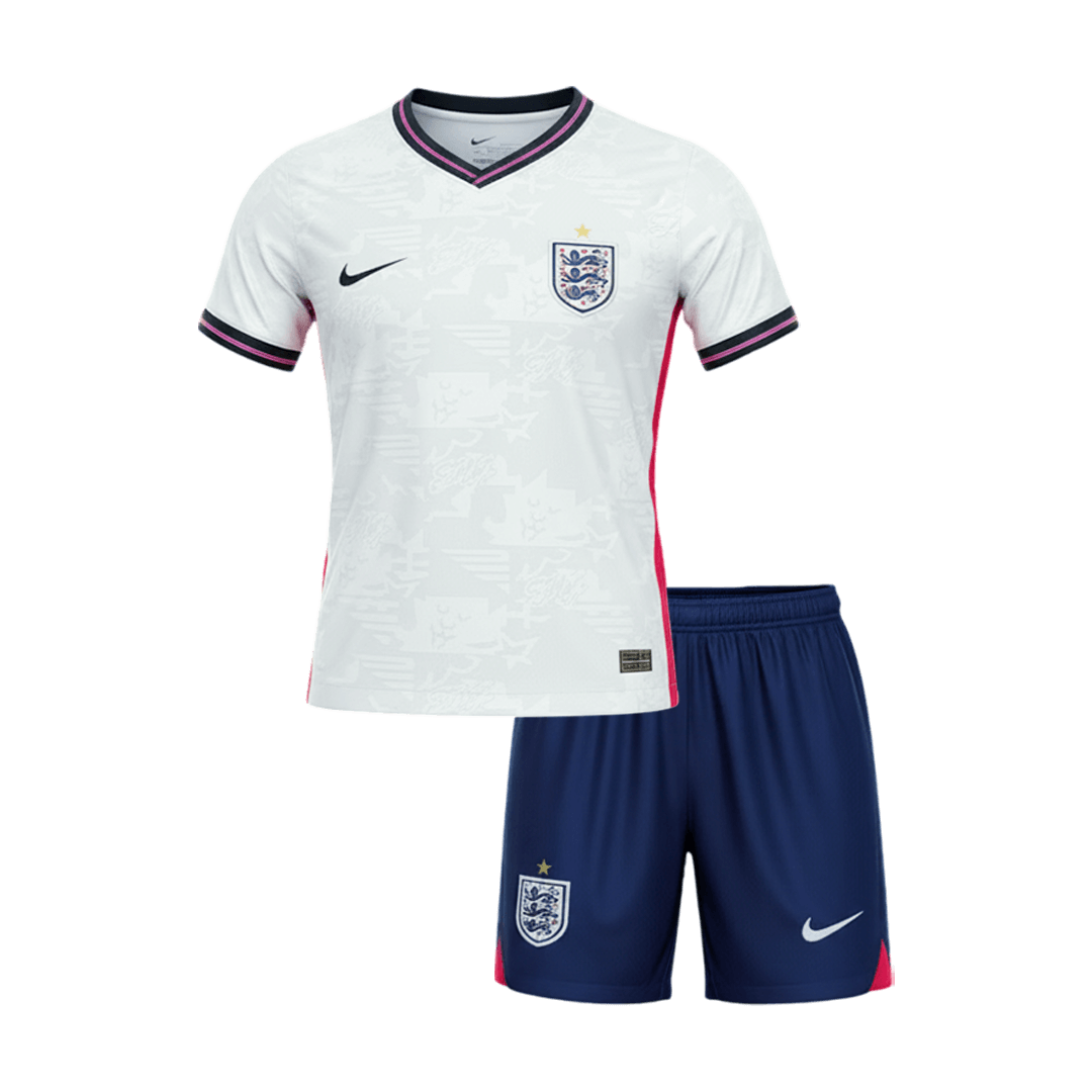 Kid's England Home Football Shirt Kit(Jersey+Shorts) 2026