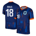 MALEN #18 Netherlands Away Football Shirt Euro 2024