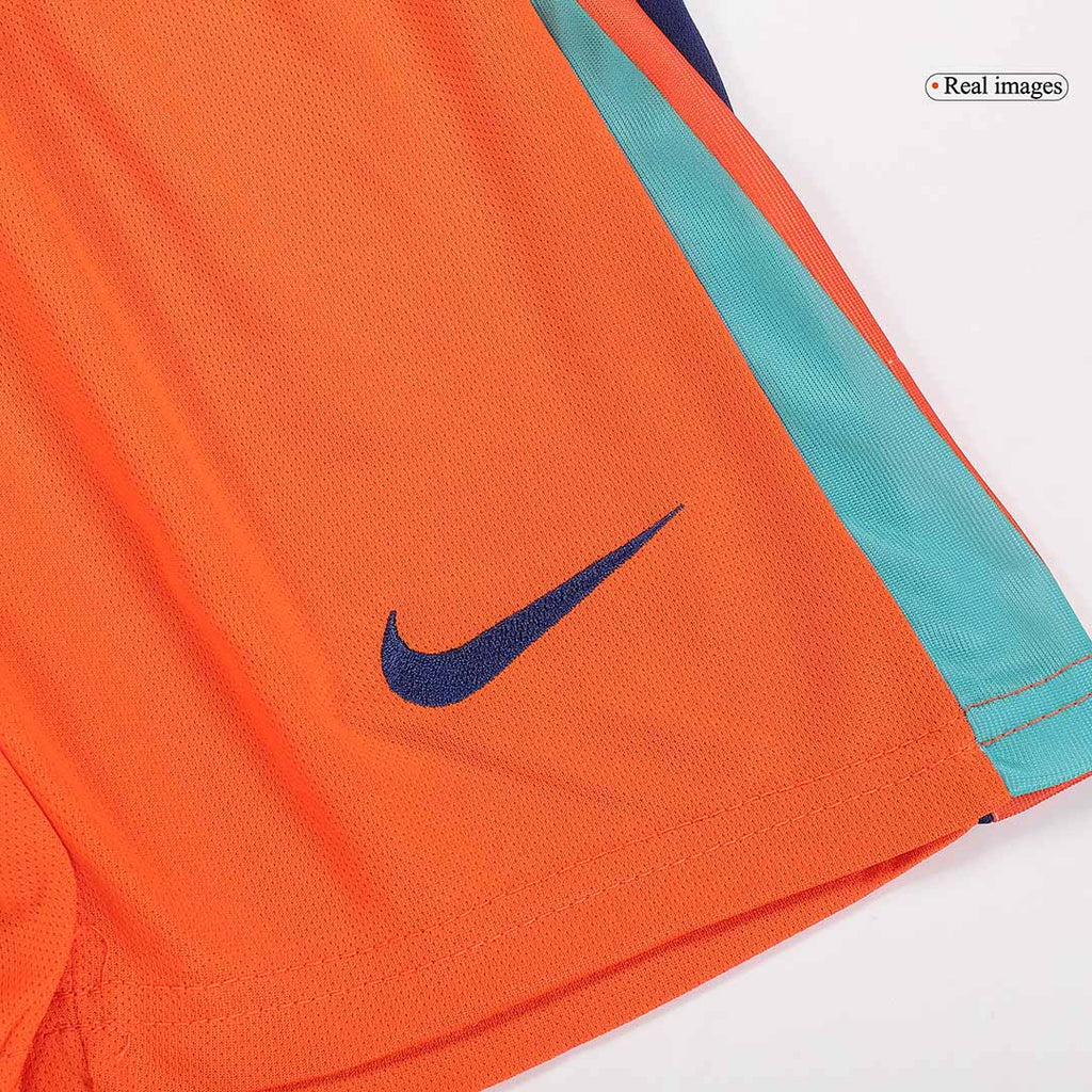 Kid's Netherlands Home Football Shirt Kit(Jersey+Shorts+Socks) Euro 2024