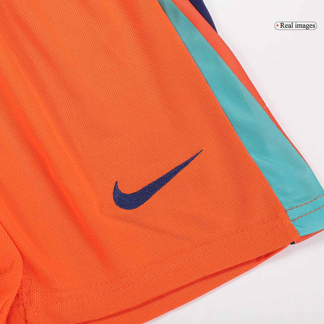 Kid's Netherlands Home Football Shirt Kit(Jersey+Shorts+Socks) Euro 2024