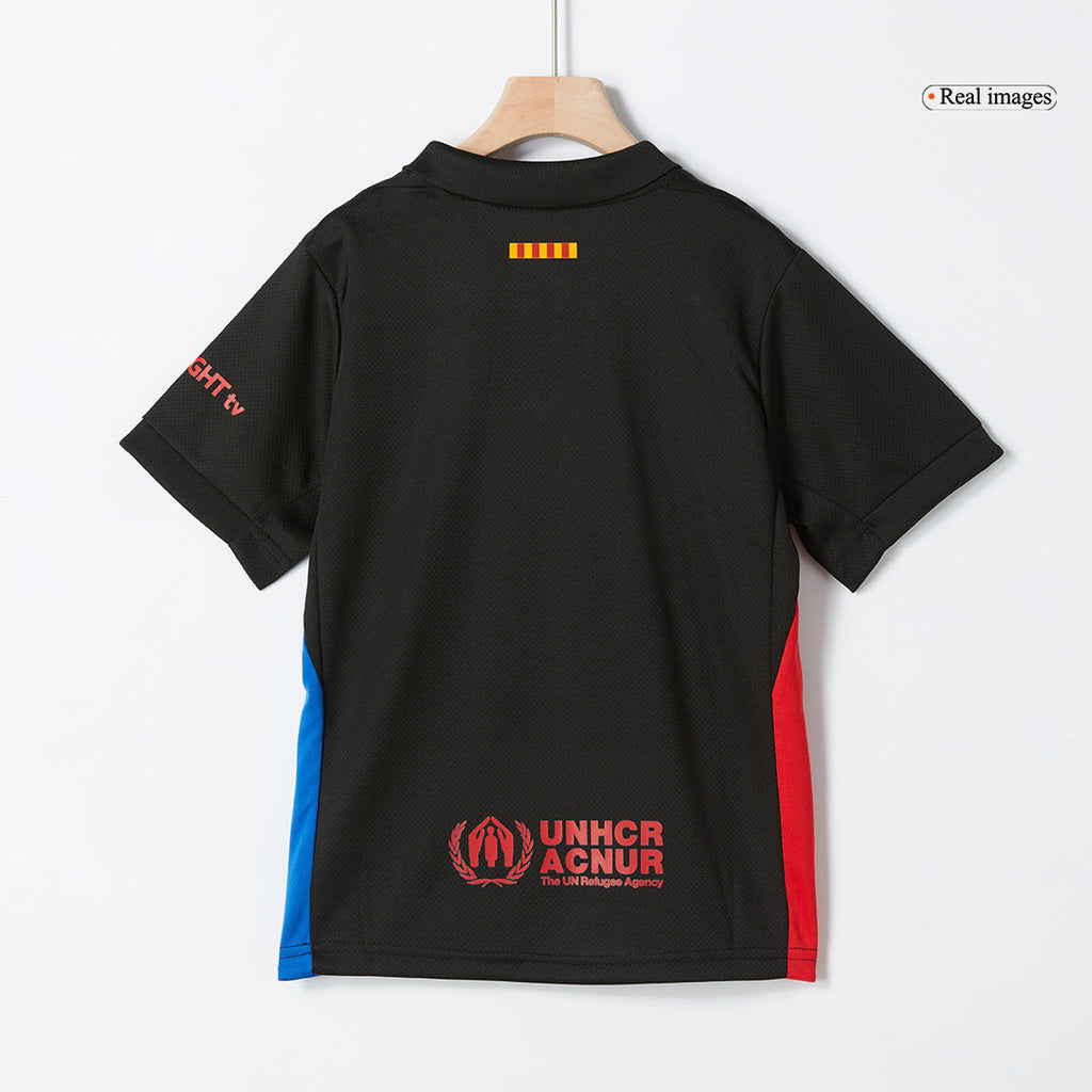 Kids Barcelona Custom Away Football Kits 2024/25