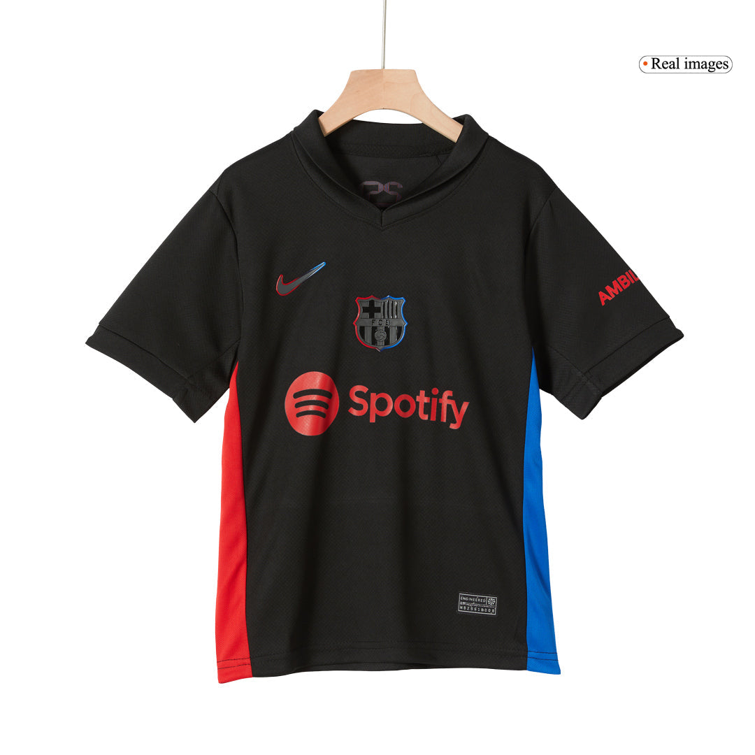 Kids Barcelona Custom Away Football Kits 2024/25