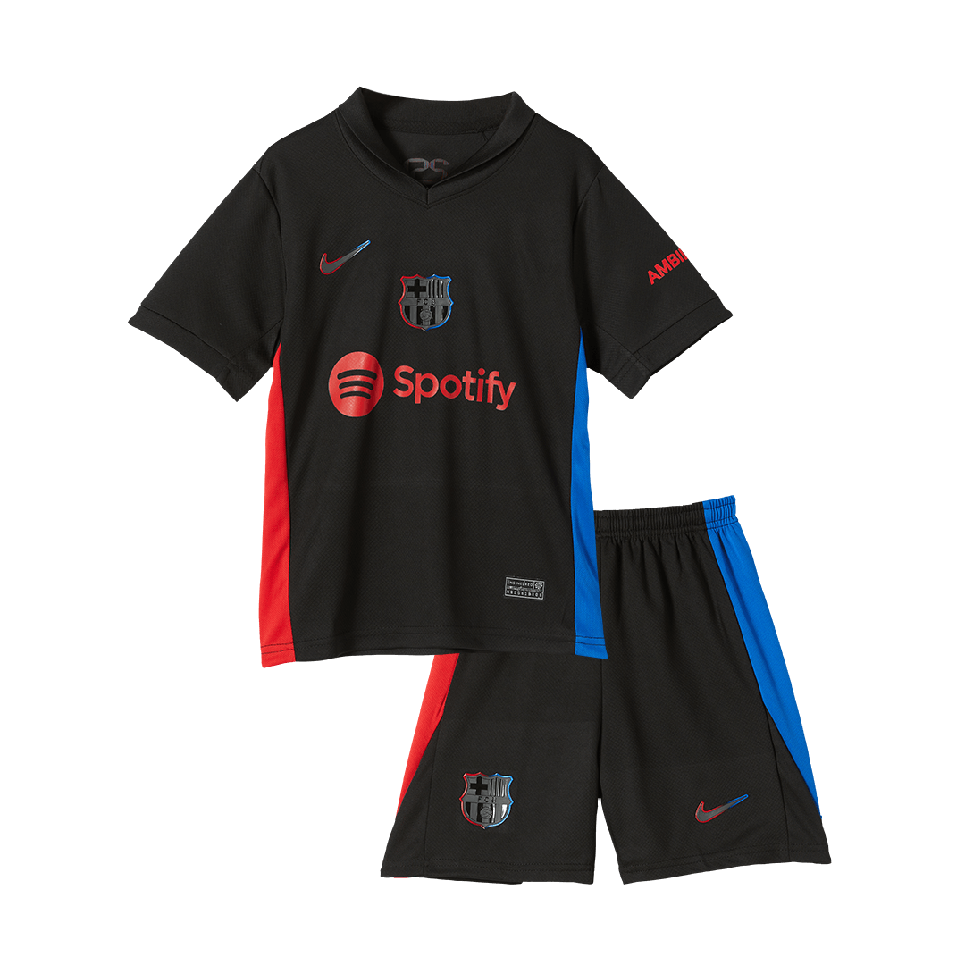 Kids Barcelona Custom Away Football Kits 2024/25