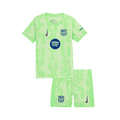 Kid's Barcelona Third Away Football Shirt Kit(Shirt+Shorts) 2024/25 - UCL (Spotify Logo Without Text)