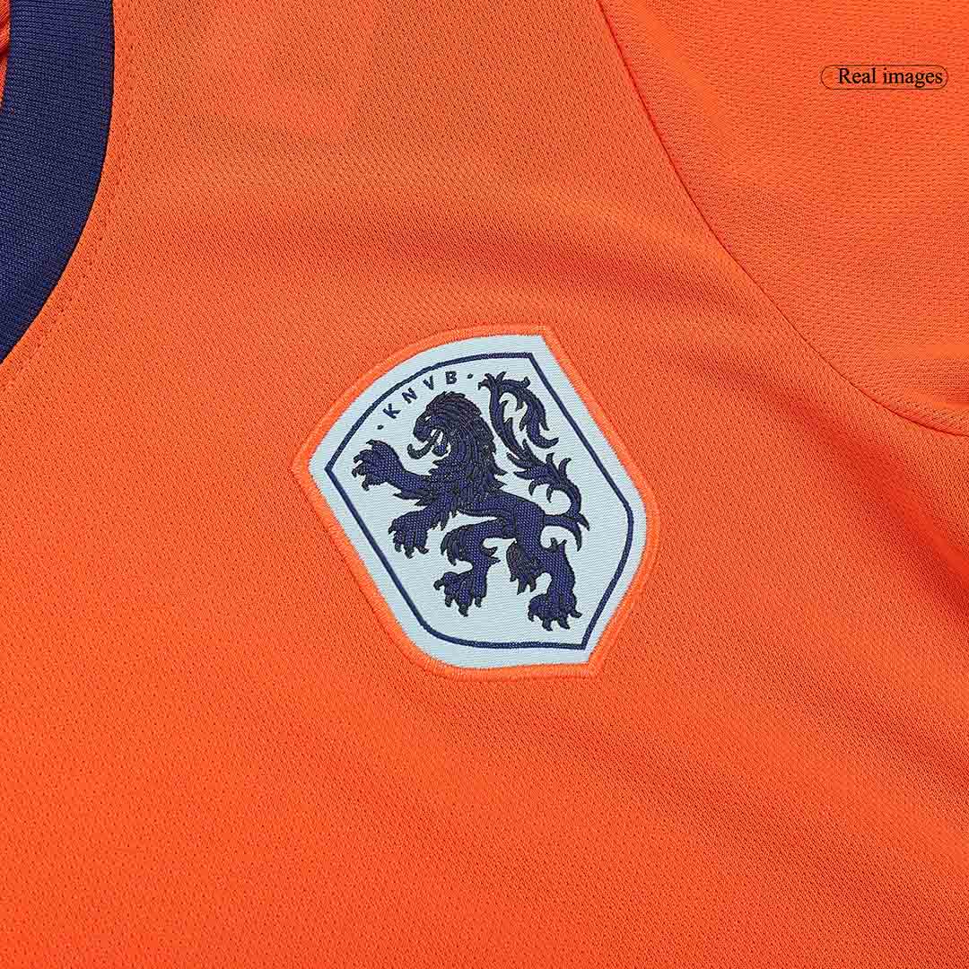 Kid's Netherlands Home Football Shirt Kit(Jersey+Shorts+Socks) Euro 2024
