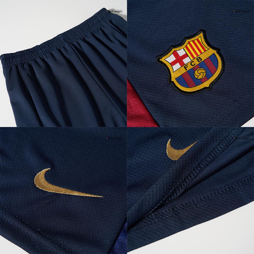 Kids Barcelona Custom Home Football Kits 2024/25