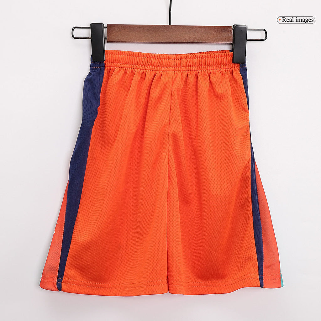 Kid's Netherlands Home Football Shirt Kit(Jersey+Shorts+Socks) Euro 2024
