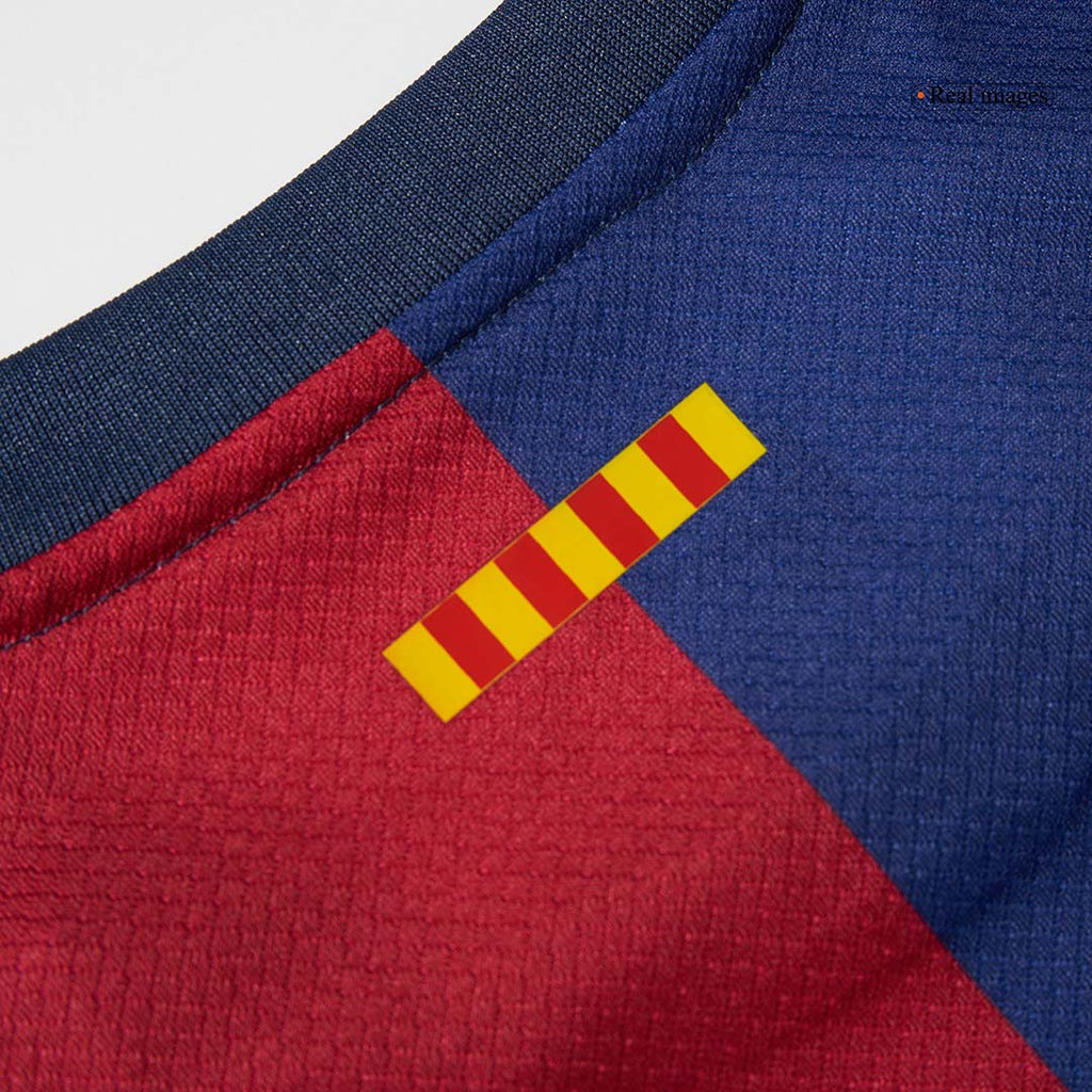 Kids Barcelona Custom Home Football Kits 2024/25