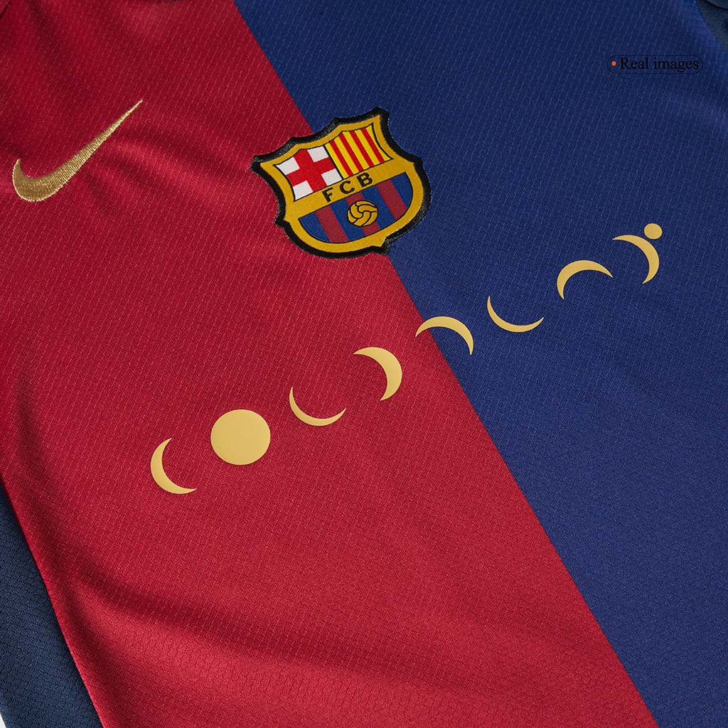 Kids Barcelona Custom Home Football Kits 2024/25