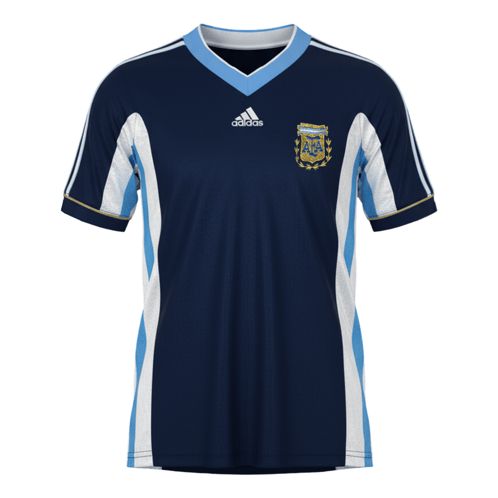 Retro 1998 Argentina Away Football Shirt