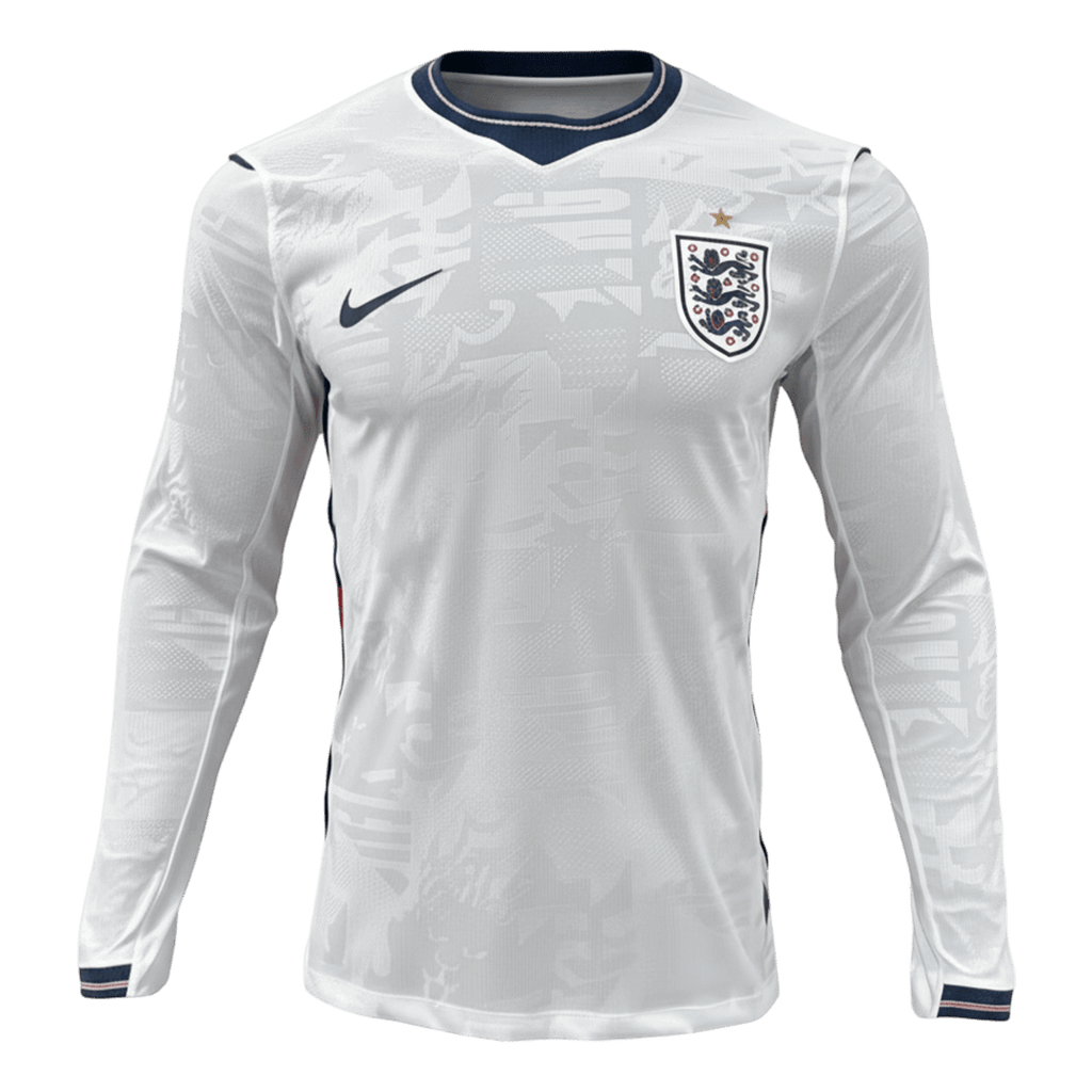 Player Version England Home Long Sleeve Football Shirt 2026