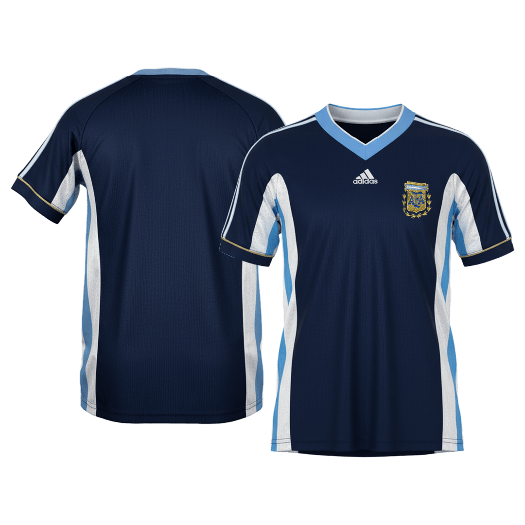 Retro 1998 Argentina Away Football Shirt