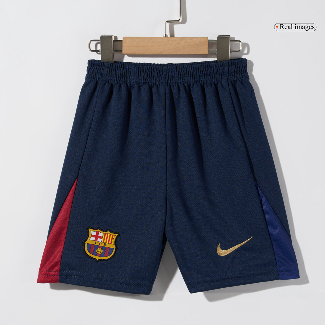 Kids Barcelona Custom Home Football Kits 2024/25