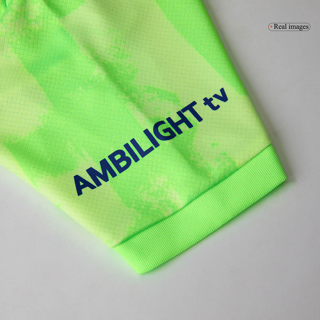 Kid's Barcelona Third Away Football Shirt Kit(Shirt+Shorts) 2024/25 - UCL (Spotify Logo Without Text)