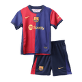 Kid's Barcelona Home Football Shirt Kit(Jersey+Shorts) 2024/25