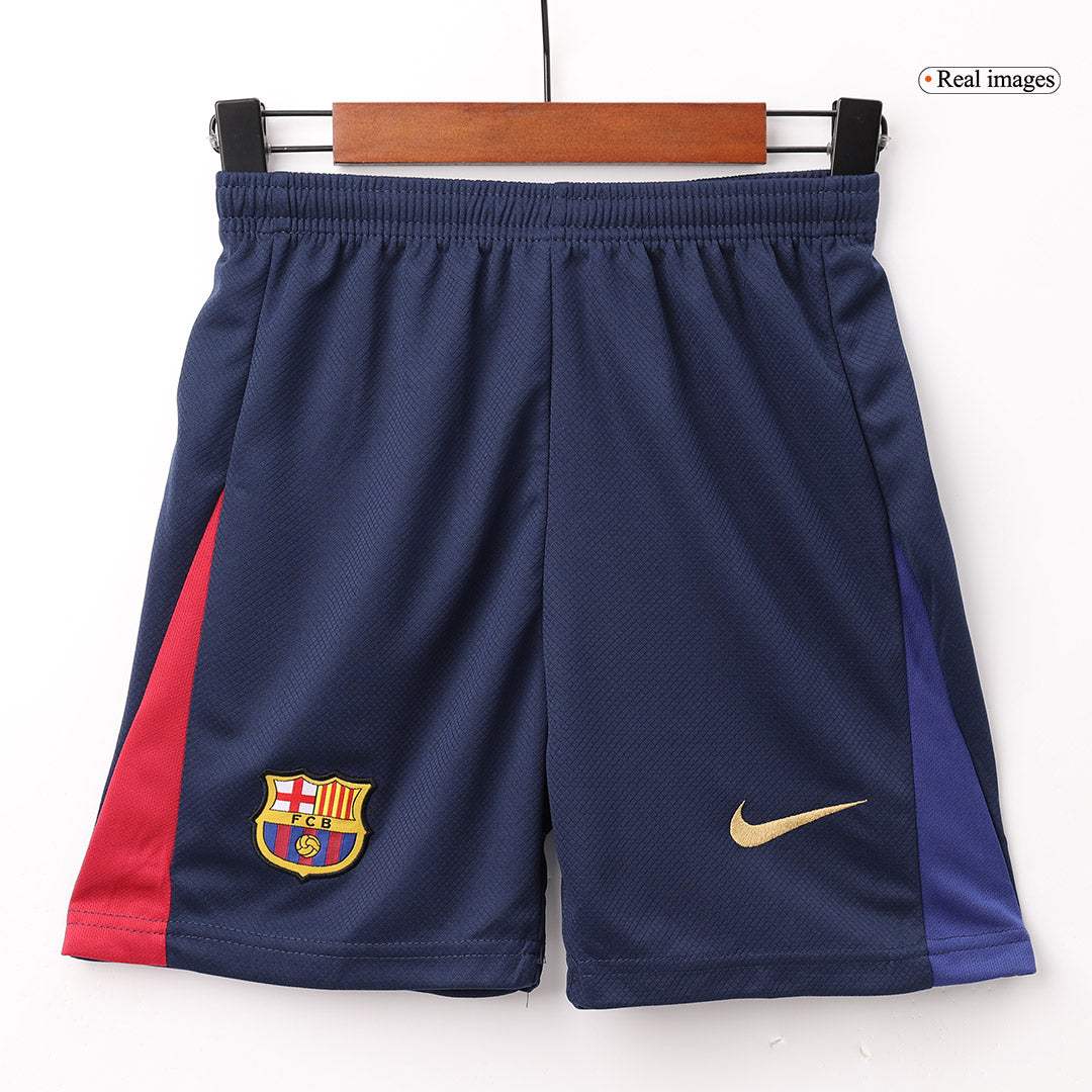 Kid's Barcelona Home Football Shirt Kit(Jersey+Shorts) 2024/25