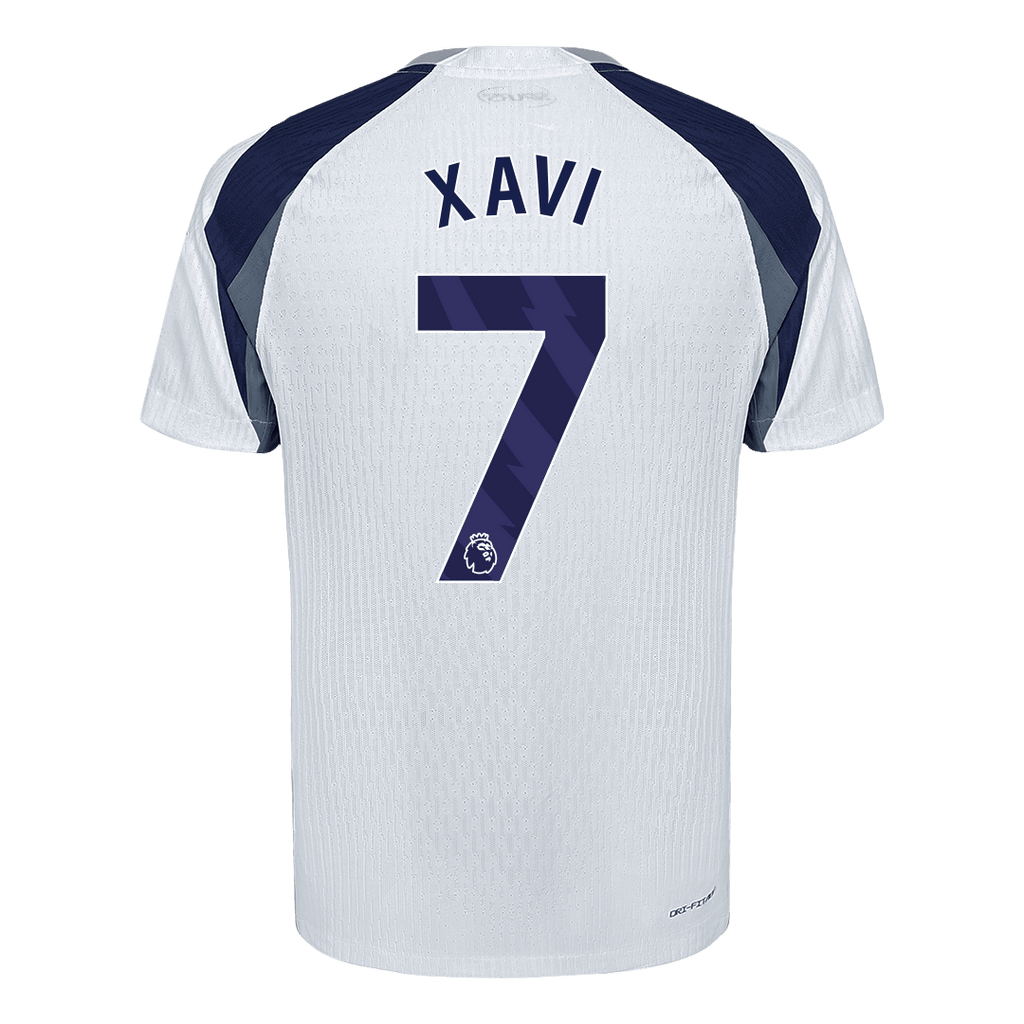 XAVI #7 Player Version Tottenham Hotspur Home Football Shirt 2025/26 White