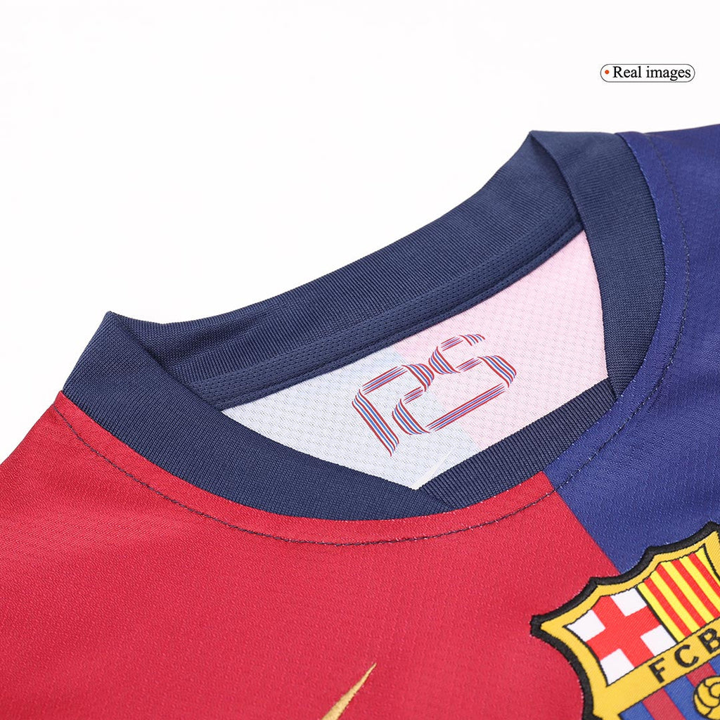 Kid's Barcelona Home Football Shirt Kit(Jersey+Shorts) 2024/25