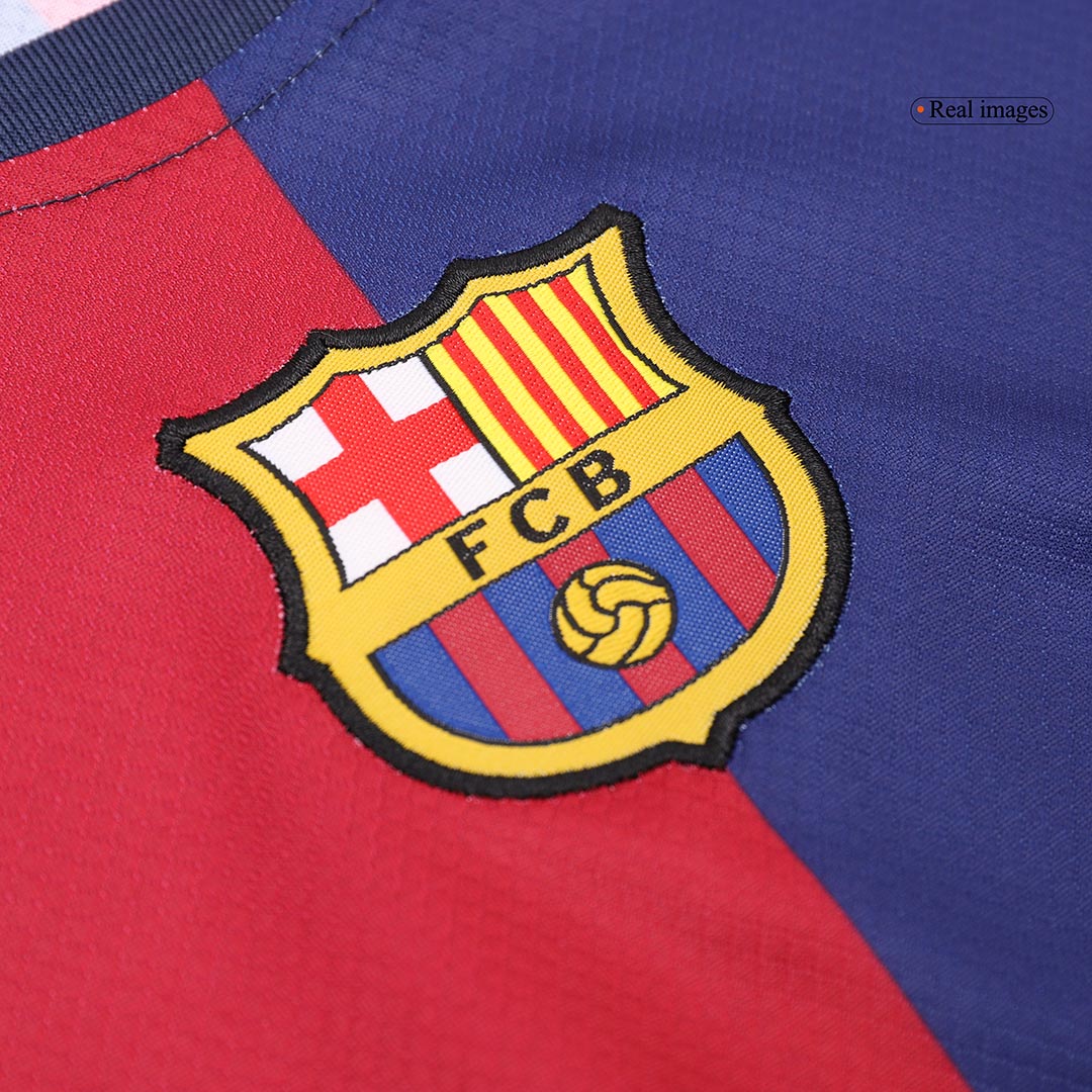 Kid's Barcelona Home Football Shirt Kit(Jersey+Shorts) 2024/25