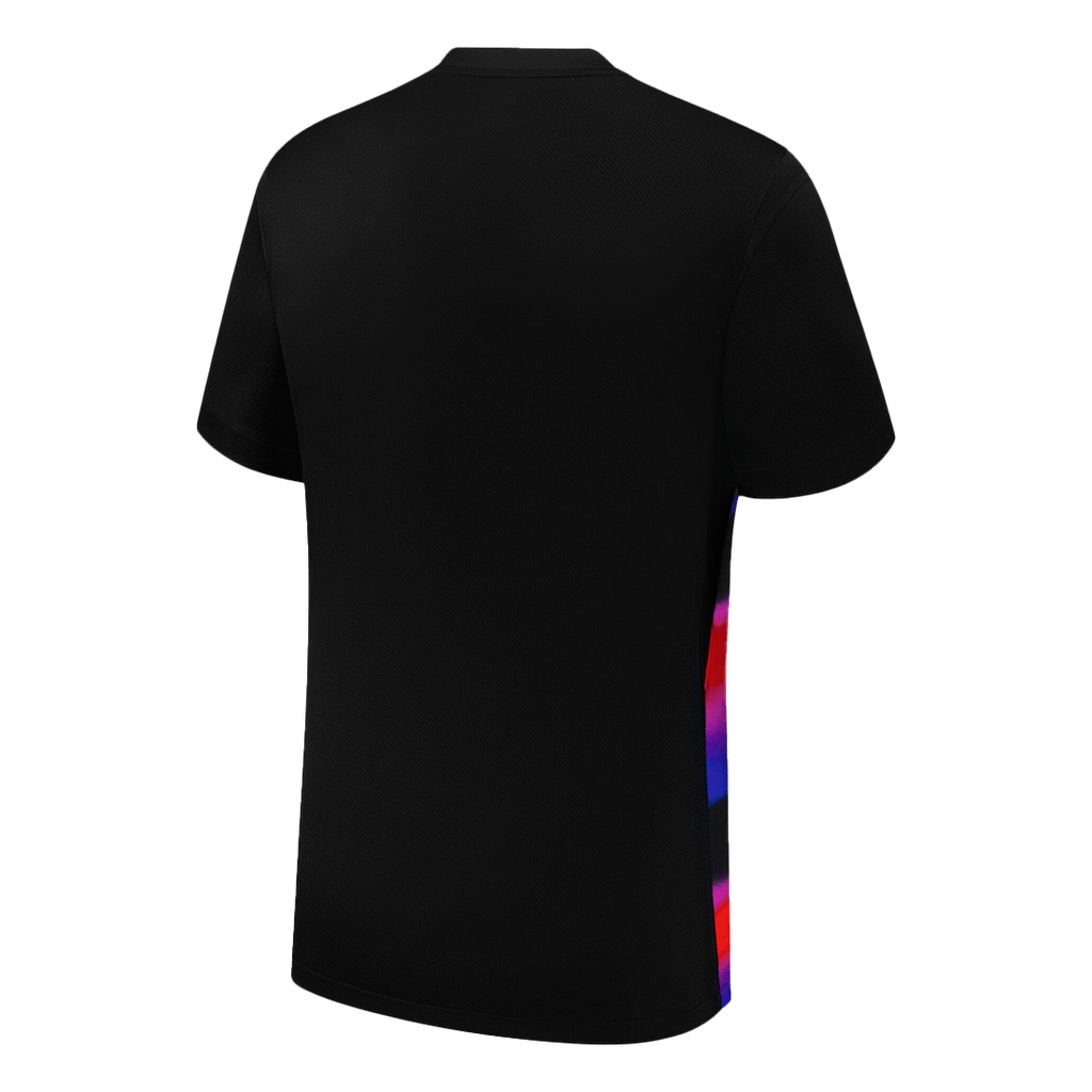 Men's England Away Football Shirt 2025 Black - Women's Euro