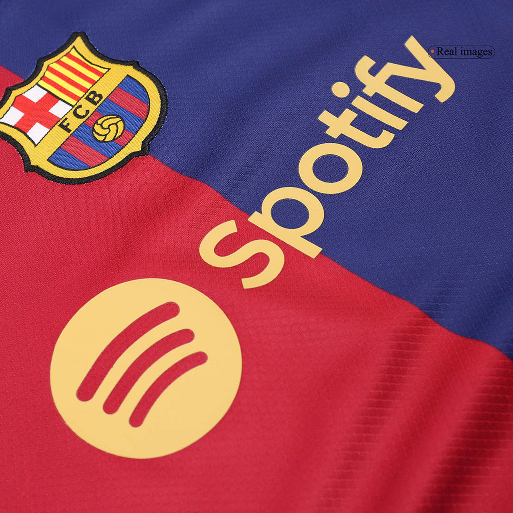 Kid's Barcelona Home Football Shirt Kit(Jersey+Shorts) 2024/25