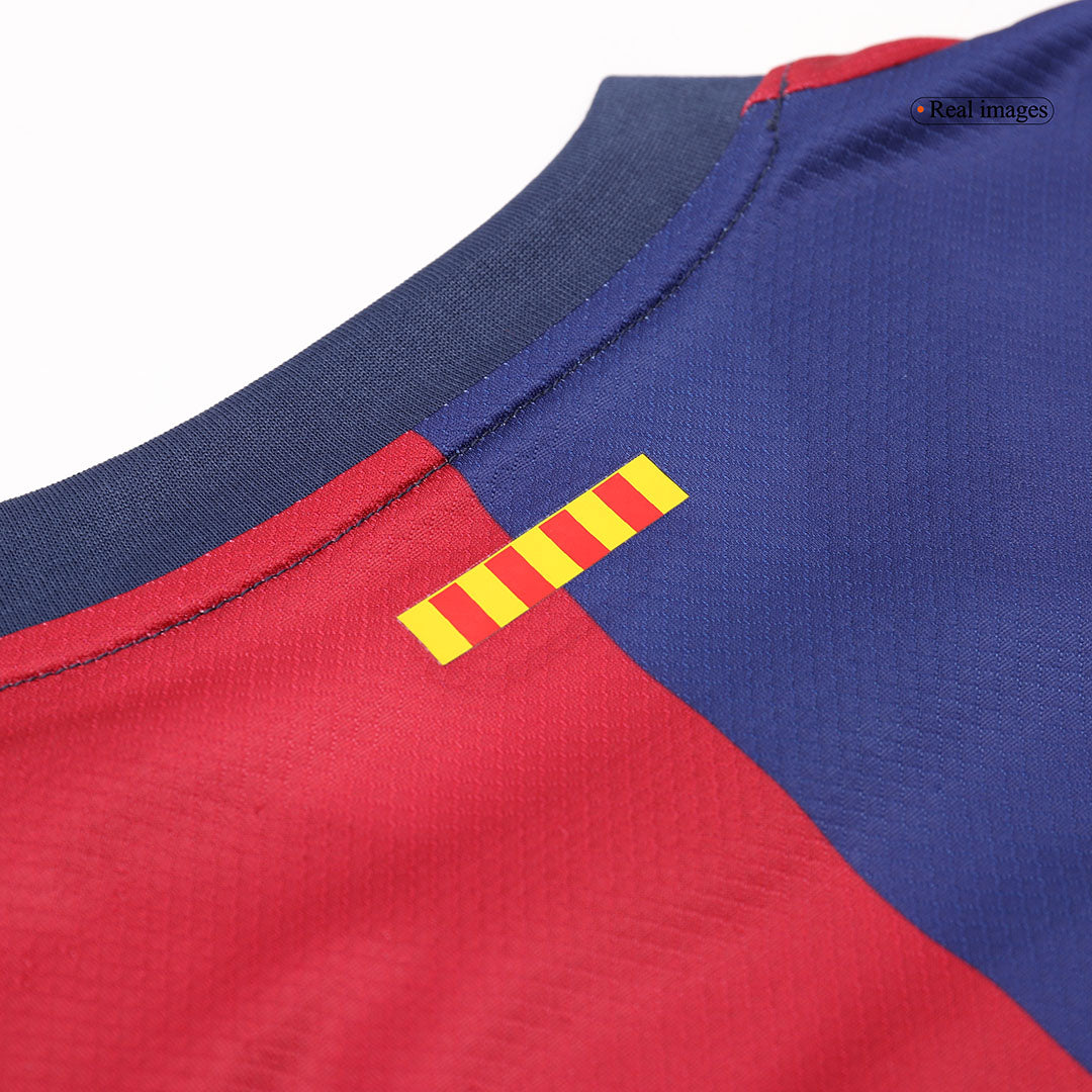 Kid's Barcelona Home Football Shirt Kit(Jersey+Shorts) 2024/25