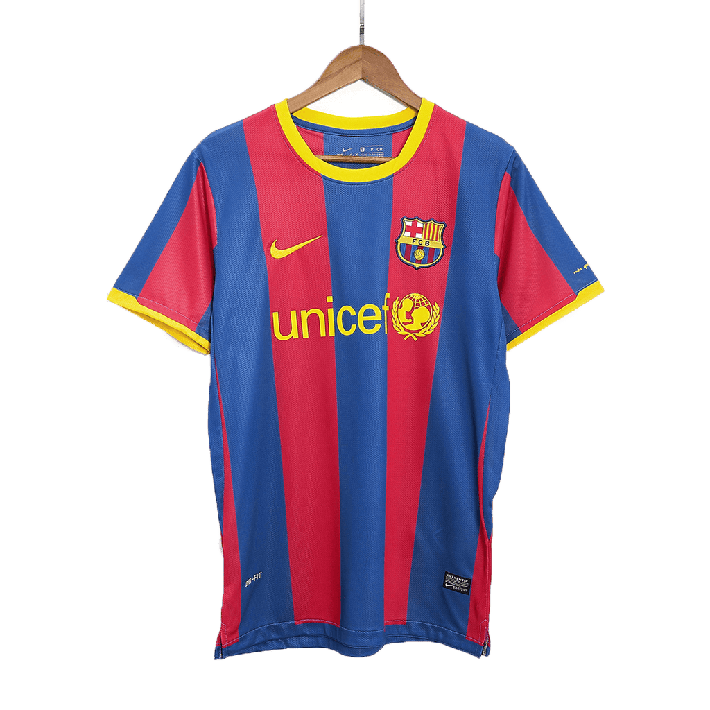 Retro DAVID VILLA #7 2010/11 Barcelona Home Football Shirt