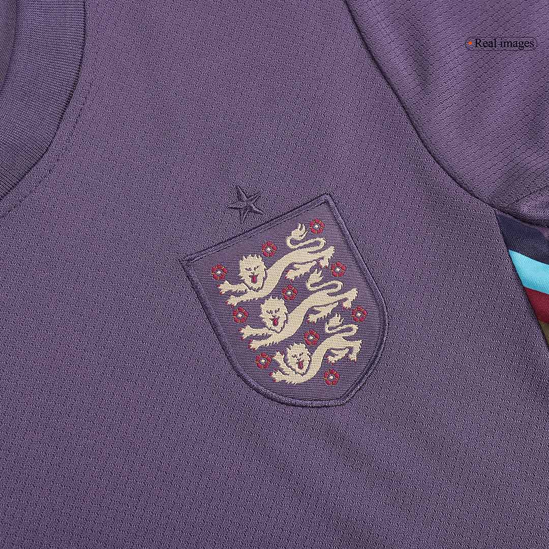 Kid's England Away Football Shirt Kit(Jersey+Shorts) Euro 2024