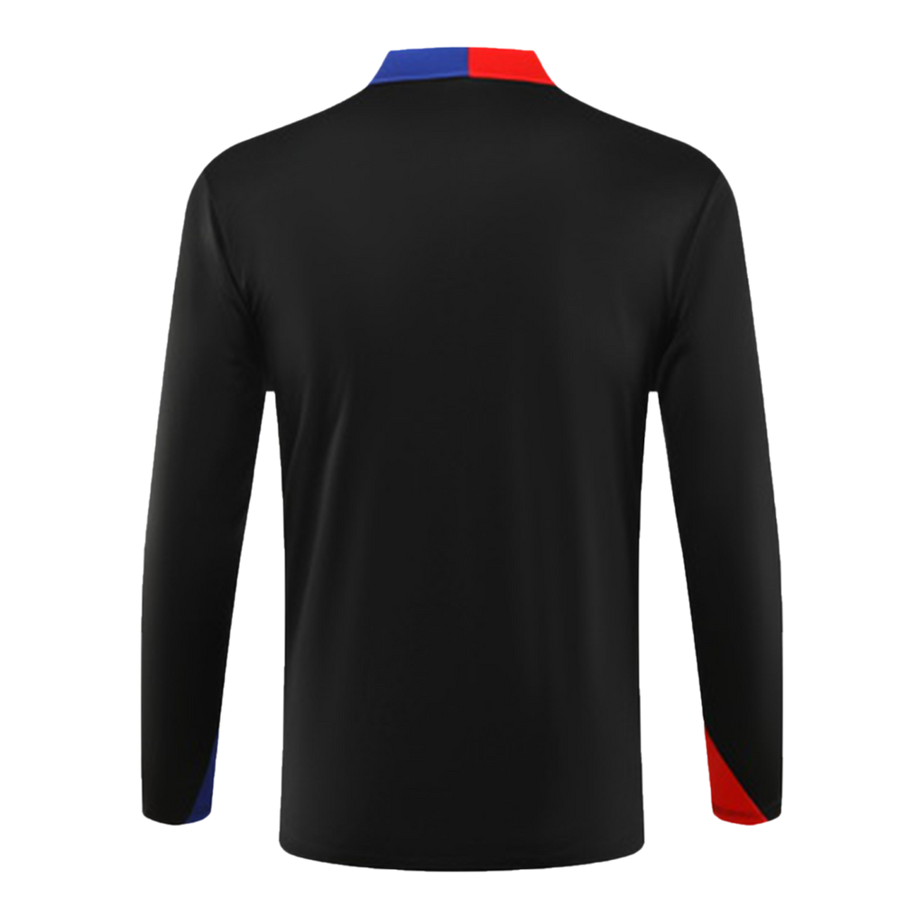 Barcelona Zipper Sweatshirt Kit(Top+Pants) 2024/25