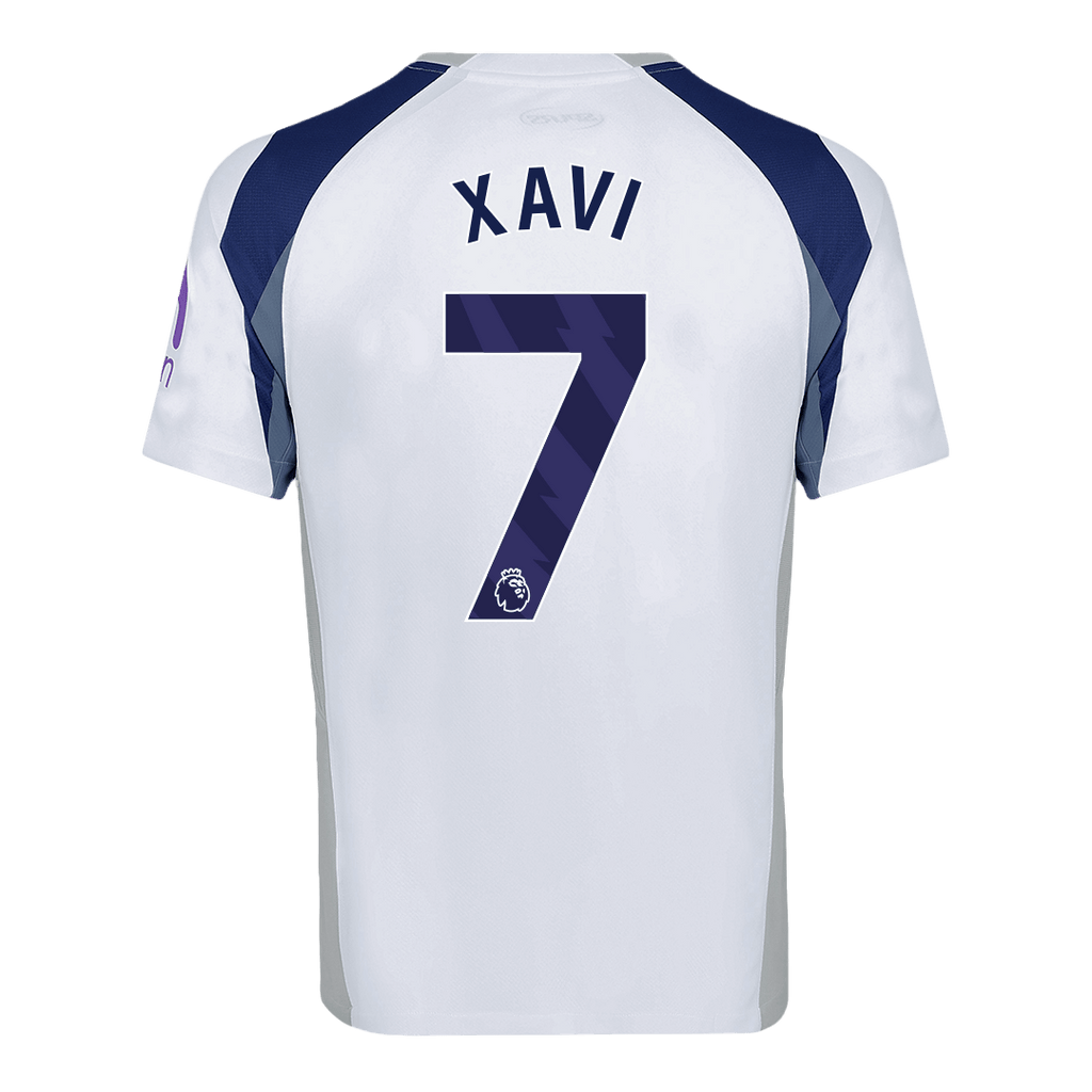 XAVI #7 Tottenham Hotspur Home Football Shirt 2025/26 White