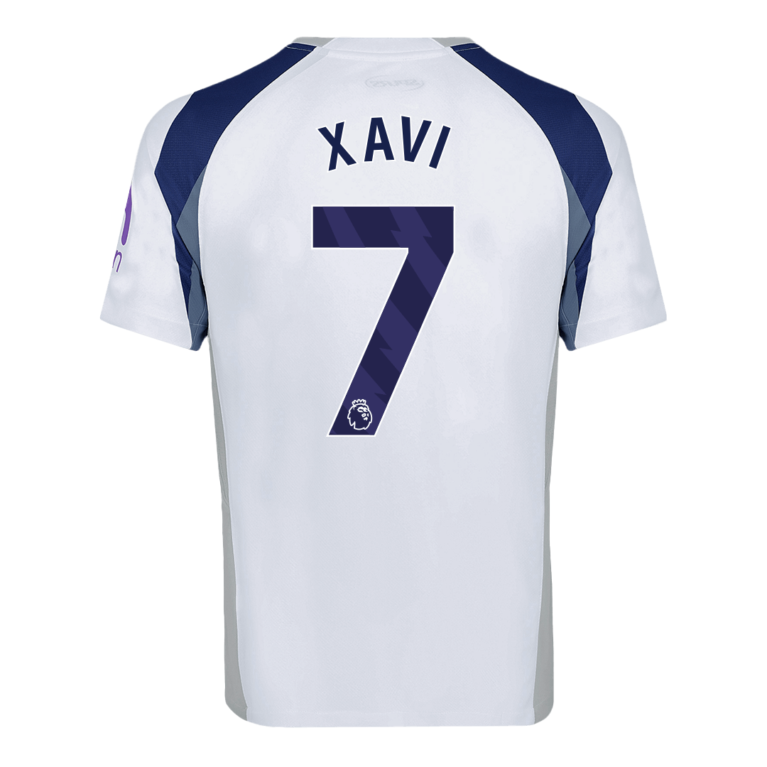 XAVI #7 Tottenham Hotspur Home Football Shirt 2025/26 White