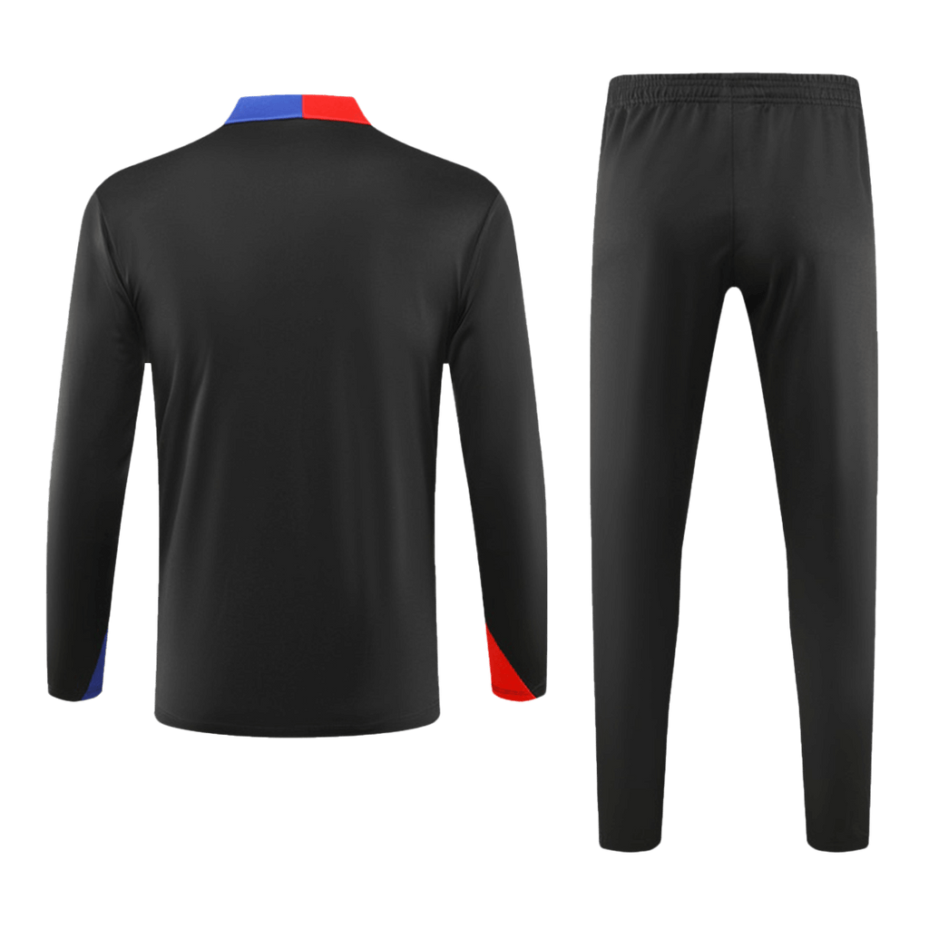 Barcelona Zipper Sweatshirt Kit(Top+Pants) 2024/25