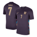 SAKA #7 England Away Football Shirt Euro 2024