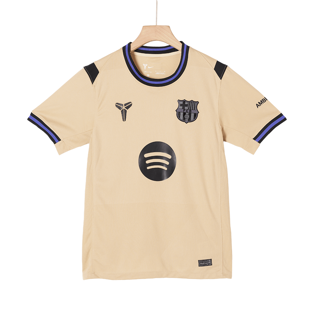 RAPHINHA #11 Barcelona Away Football Shirt 2025/26 Yellow - UCL