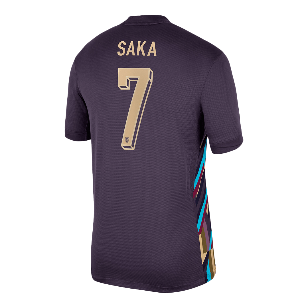 SAKA #7 England Away Football Shirt Euro 2024