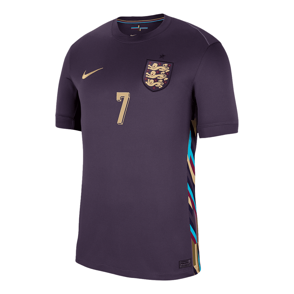 SAKA #7 England Away Football Shirt Euro 2024