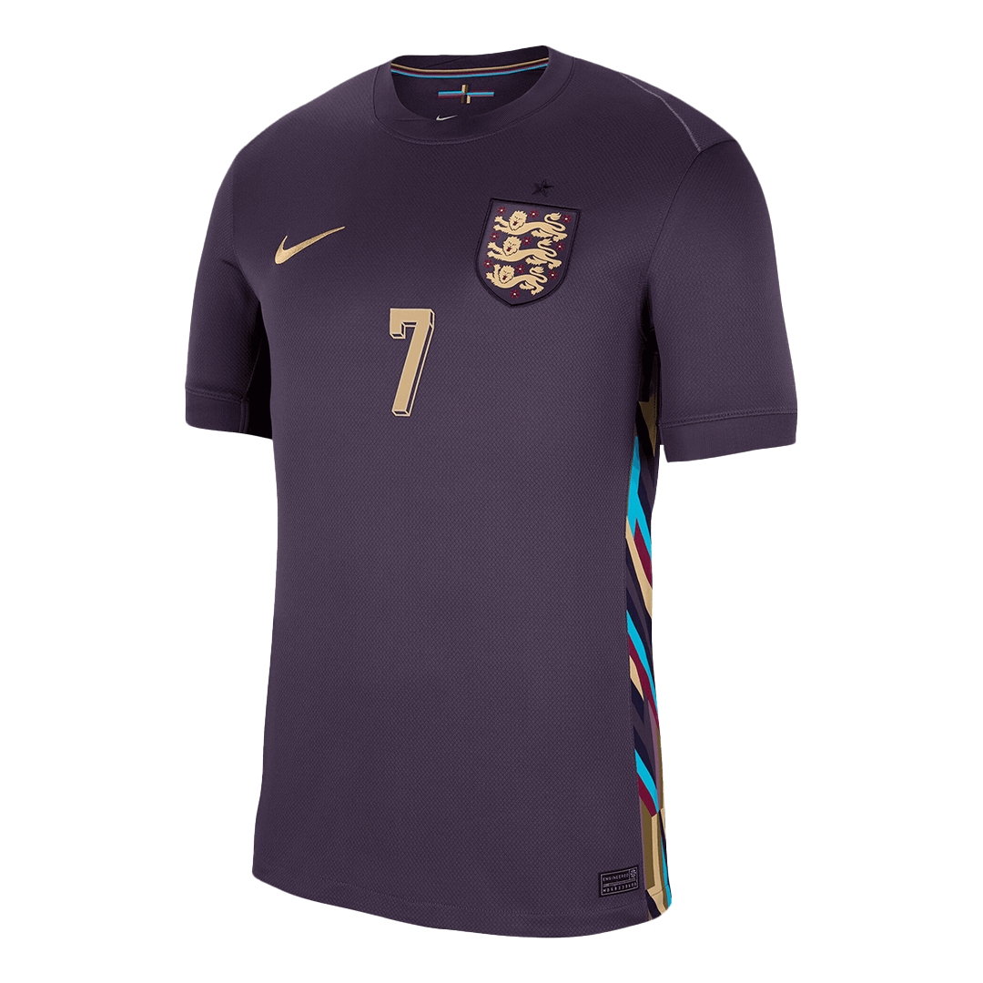 SAKA #7 England Away Football Shirt Euro 2024