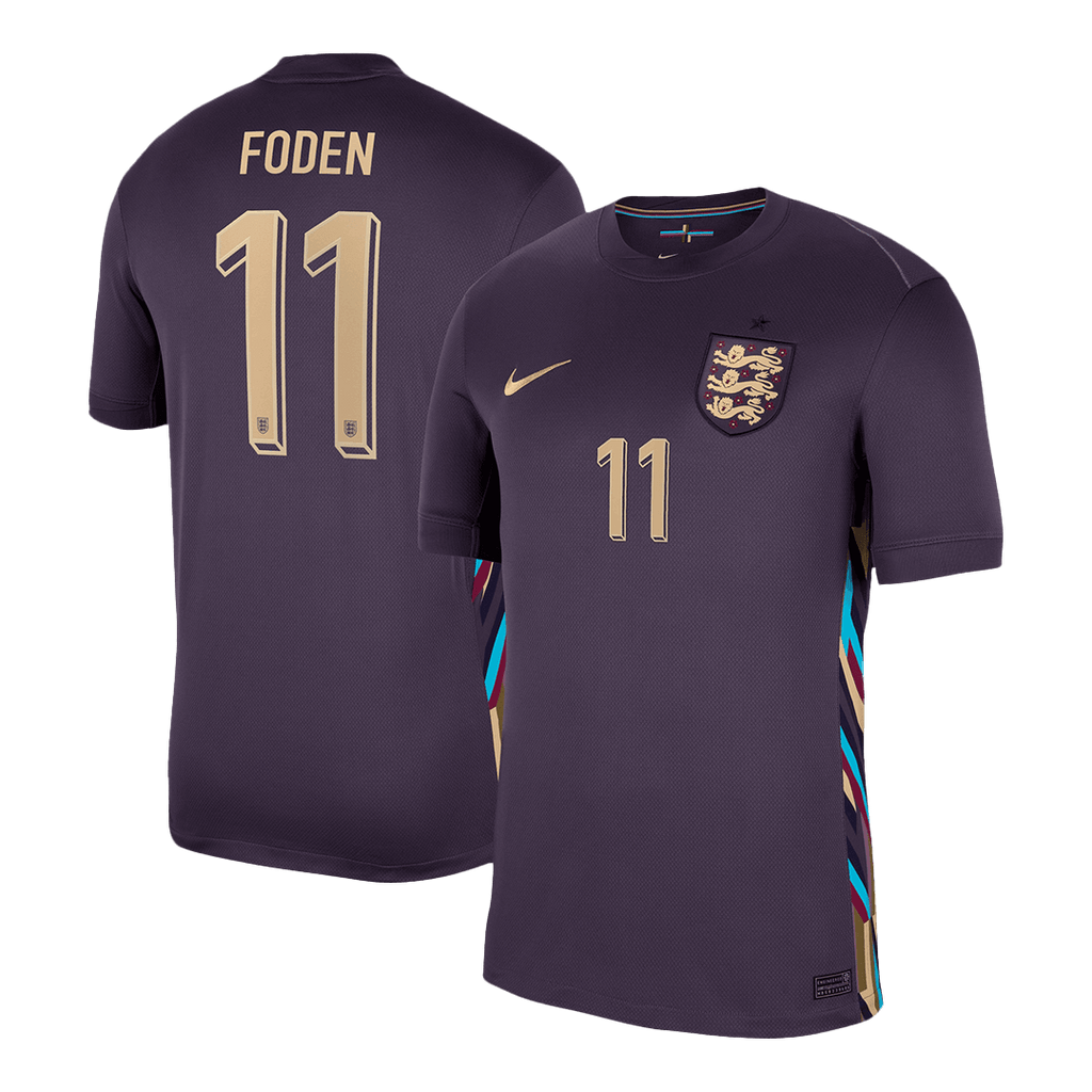 FODEN #11 England Away Football Shirt Euro 2024