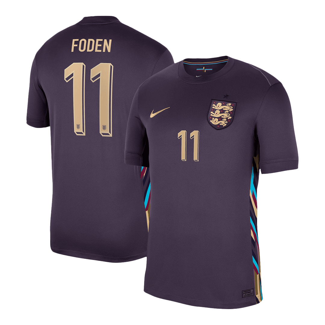 FODEN #11 England Away Football Shirt Euro 2024