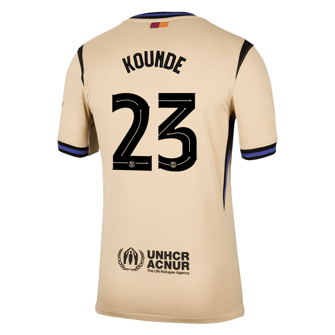 KOUNDE #23 Barcelona Away Football Shirt 2025/26