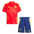 Kid's Spain Home Football Shirt Kit(Jersey+Shorts) Euro 2024