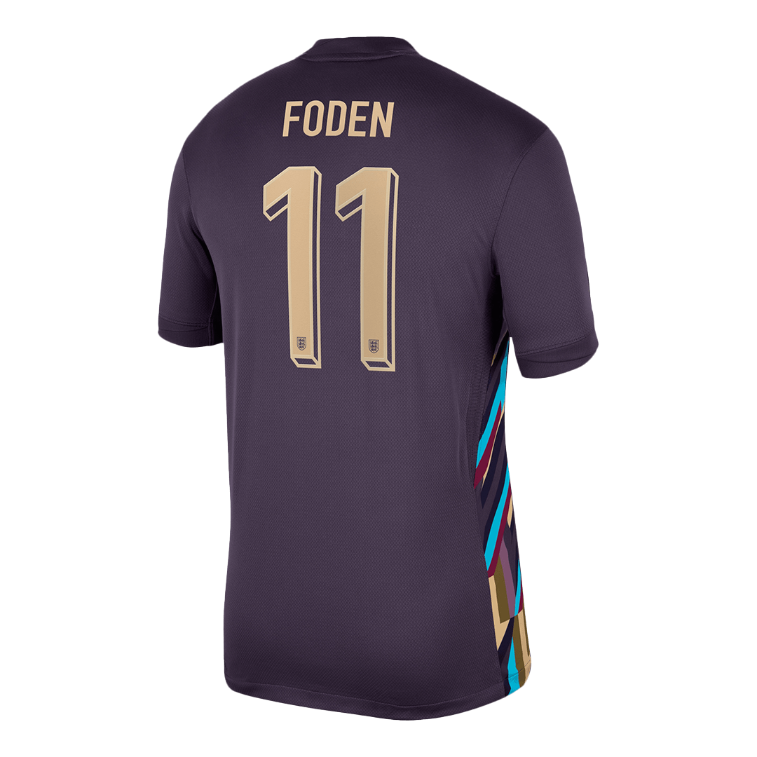 FODEN #11 England Away Football Shirt Euro 2024