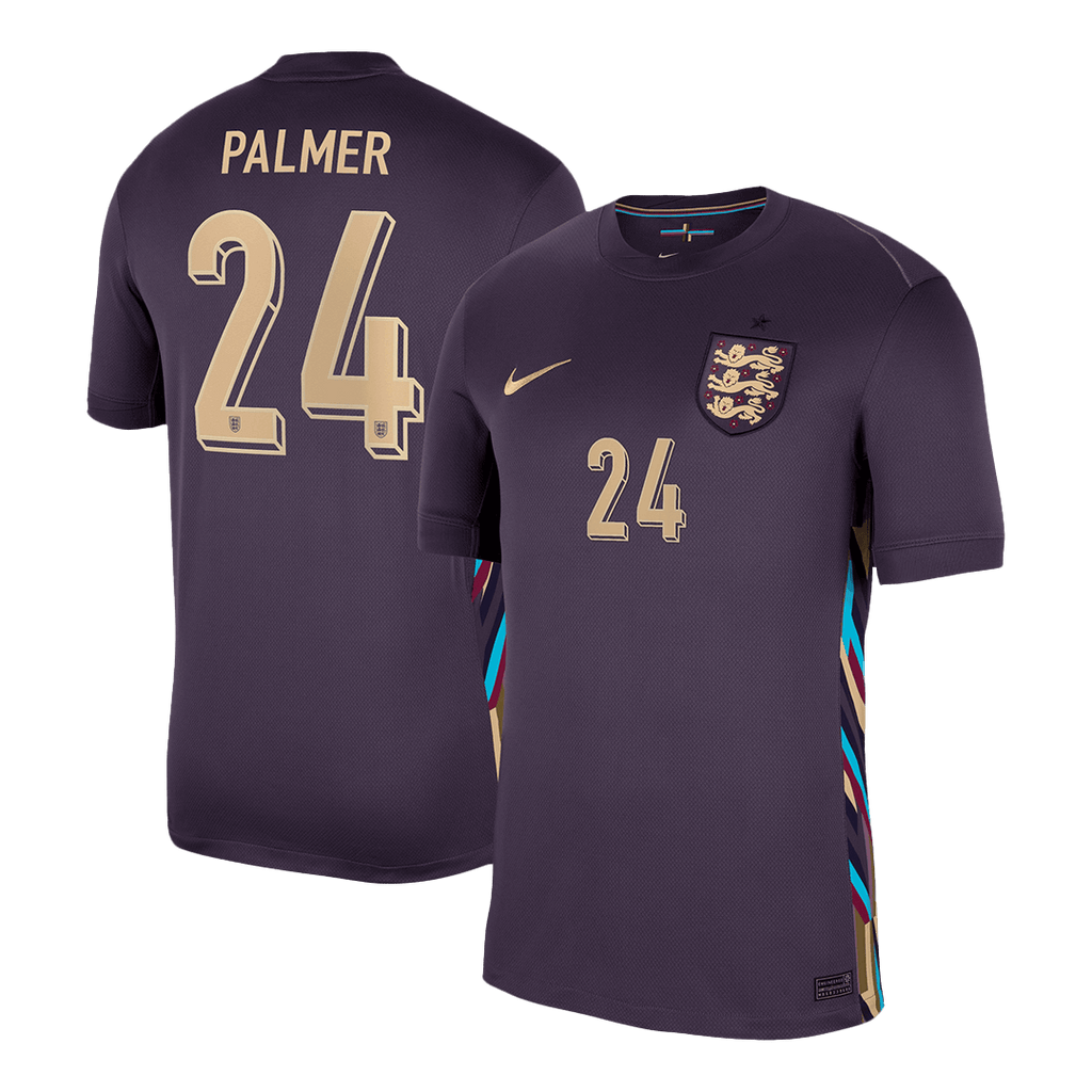 PALMER #24 England Away Football Shirt Euro 2024