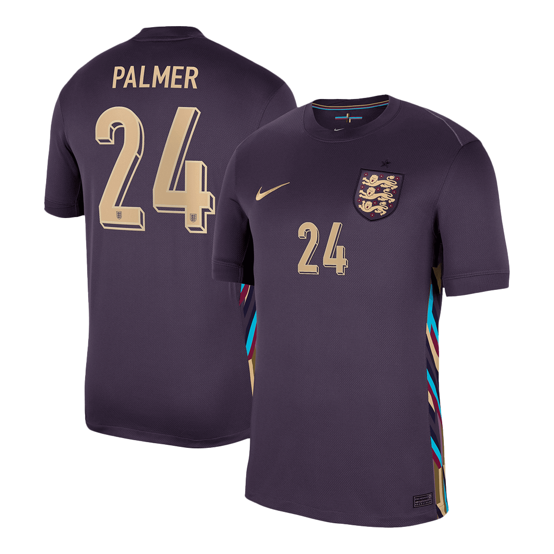 PALMER #24 England Away Football Shirt Euro 2024