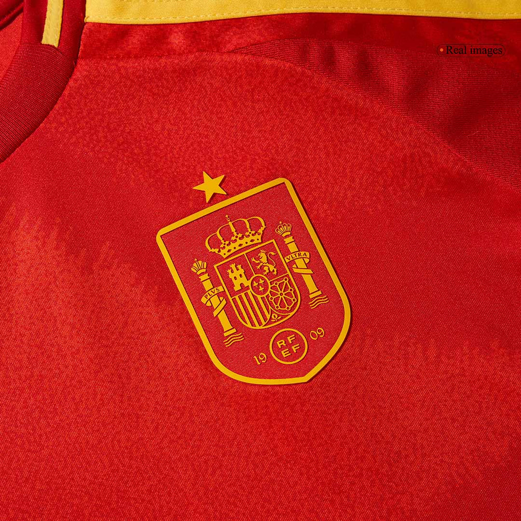 Kid's Spain Home Football Shirt Kit(Jersey+Shorts) Euro 2024